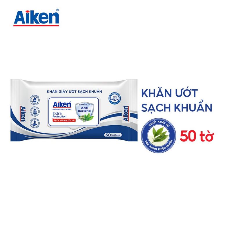 Khăn ướt Aiken 50 tờ