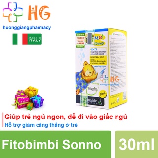 Fitobimbi Sonno, Thảo dược giúp bé ngủ ngon, ngủ sâu giấc