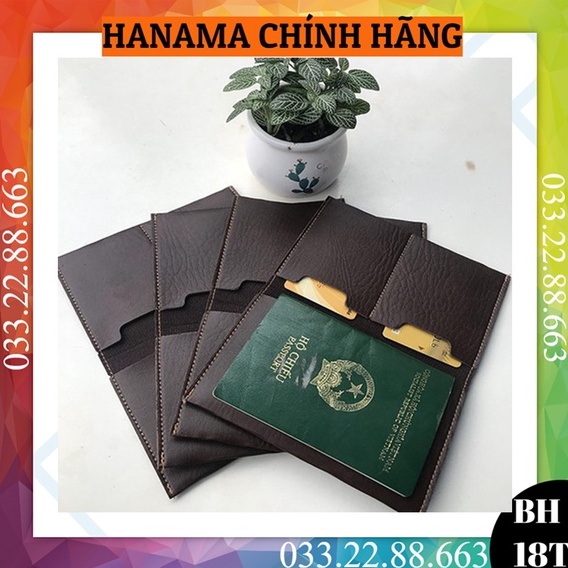 Ví Da Đựng Hộ Chiếu Passport HANAMA Lea C4 - Ngon Bổ Rẻ