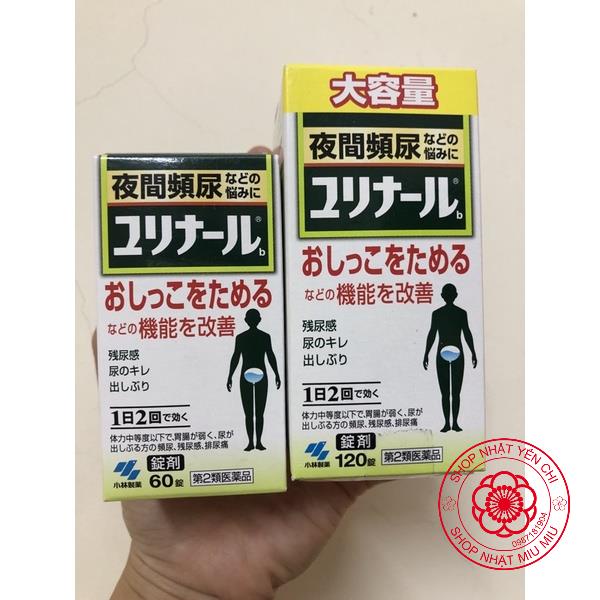 VIÊN UỐNG HỖ TRỢ Giảm TIỂU ĐÊM URINAL KOBAYASHI NHẬT BẢN 60/120 viên