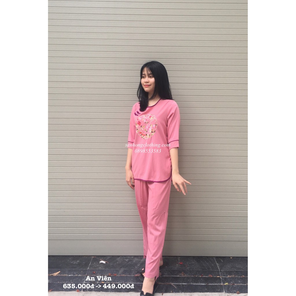 XẢ LỖ Bộ pháp phục nữ - quần áo phật tử vải cotton thun siêu mềm thoáng mát co giãn tốt - bộ đi lễ thiết kế An Viên