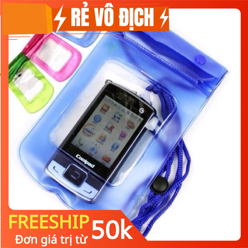 Túi đựng điện thoại chụp hình dưới nước - túi chống thấm nước điện thoại siêu rẻ