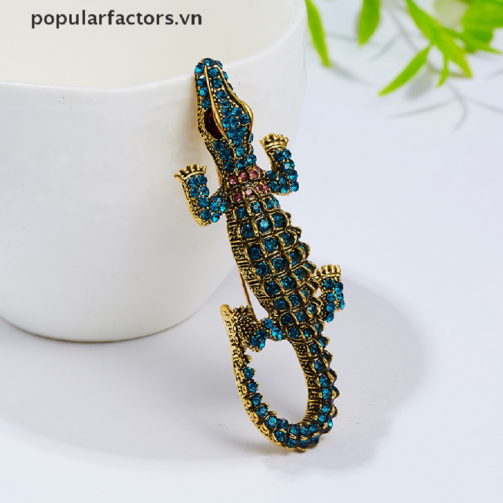 Ghim cài áo kiểu cá vàng ốc sên động vật biển dễ thương đính đá thời trang dành cho nữ