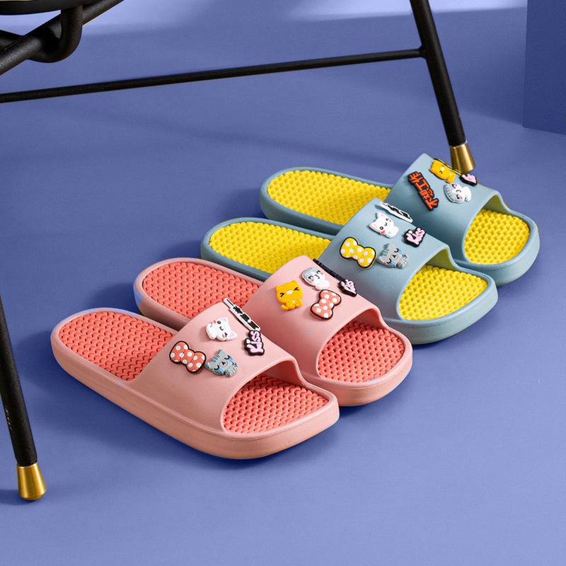 Dép đúc bánh mì hàng cao cấp cho nữ tặng kèm sticker cute