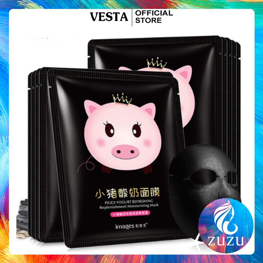 N09 Mặt Nạ Mask Sữa Chua Heo - Mặt Nạ Giấy Thải Độc Dưỡng Trắng Images