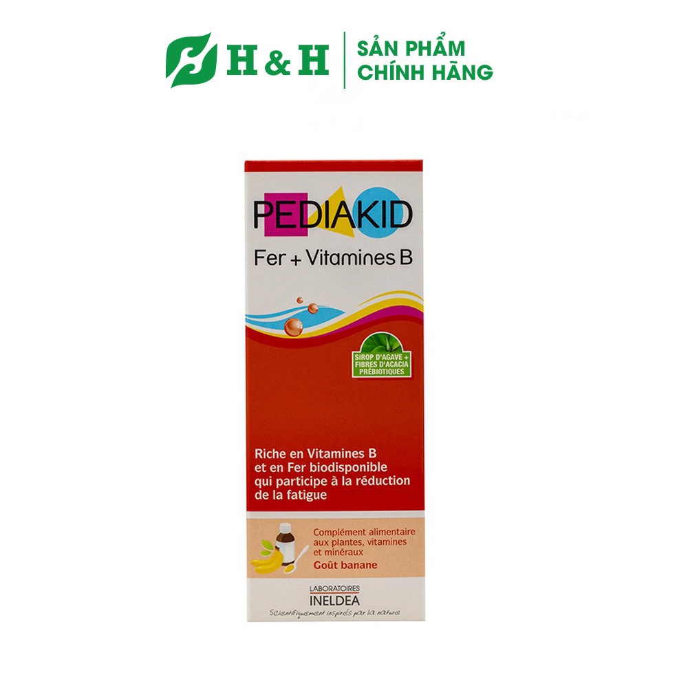 PEDIAKID FER +VITAMIN B bổ sung sắt và các vitamin nhóm B cho trẻ em