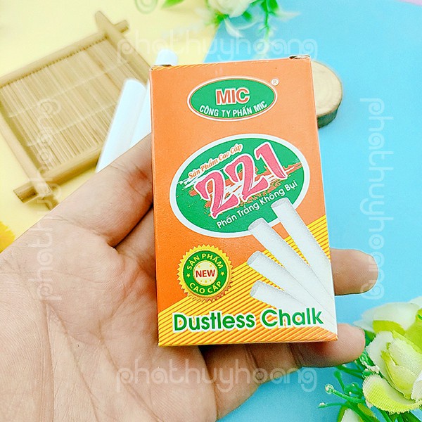 20 Hộp Phấn Trắng MIC Không bụi,không bẩn tay