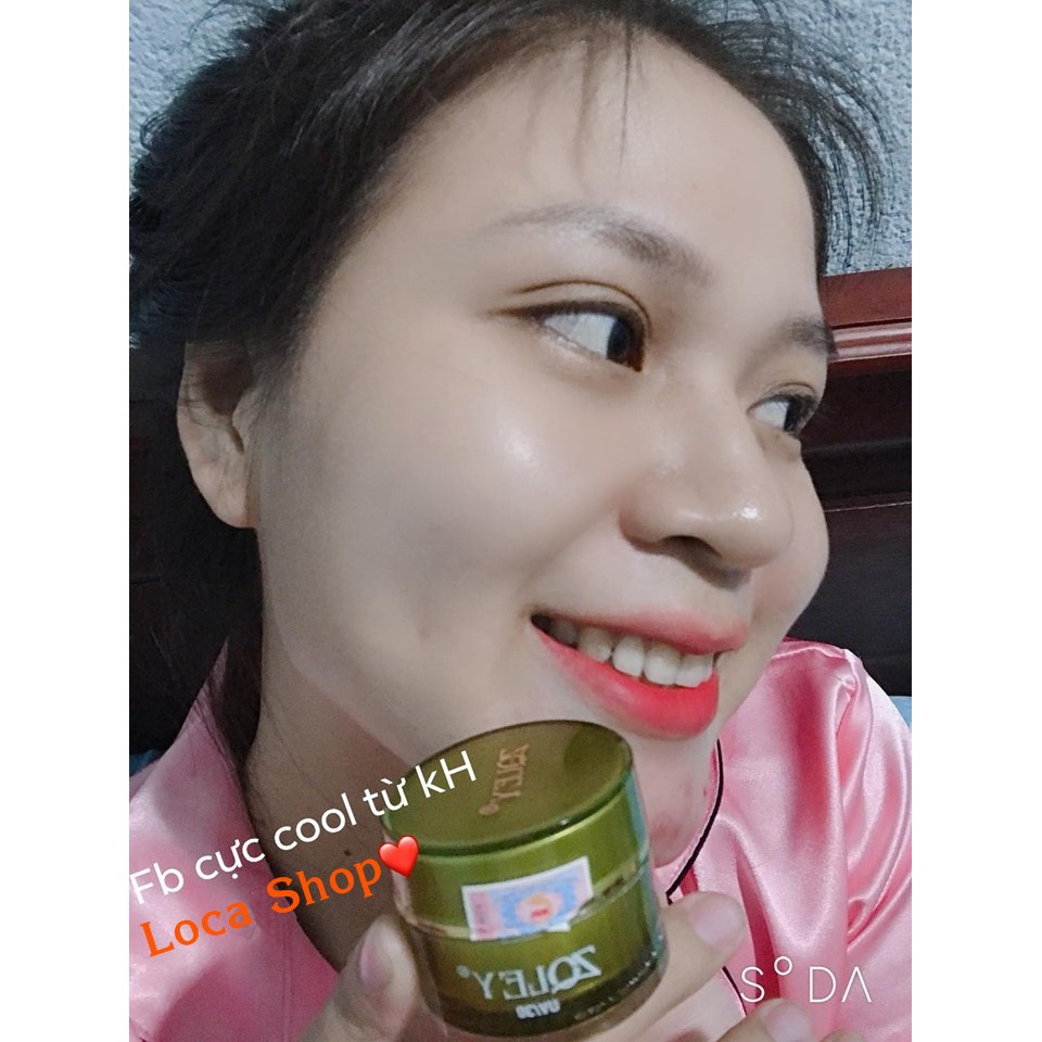 Kem Face Zoley Xanh - Kem Dưỡng Trắng Da giảm Mụn và Thâm ZOLEY 10g