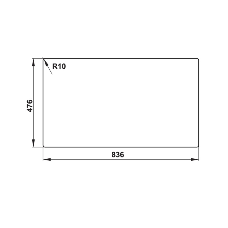 Chậu Rửa Chén Hafele HS20-SSN1S60 567.20.266 - Lắp Nổi - Ngang 86cm - Hàng Chính Hãng