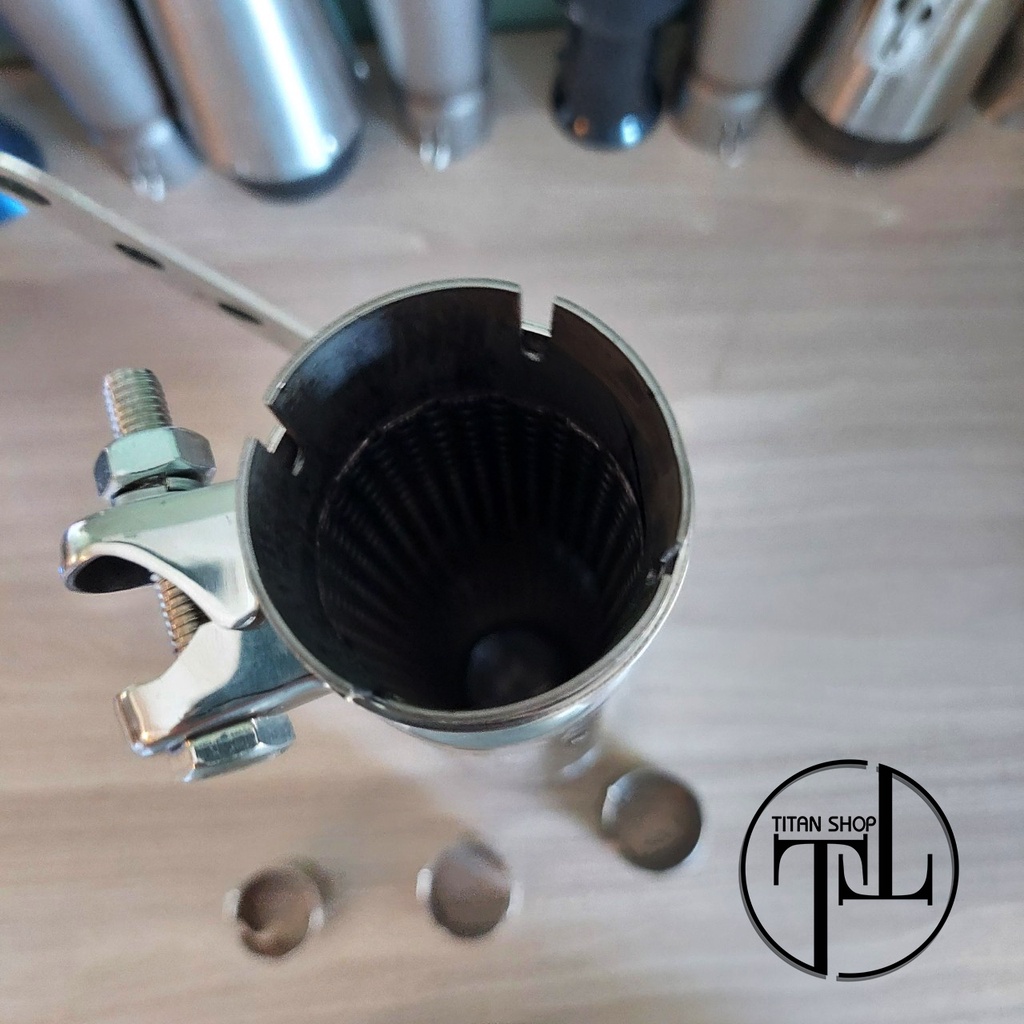 Pô SUPERTRAPP STYLE - inox 304 - Bít Đầu - cafe racer