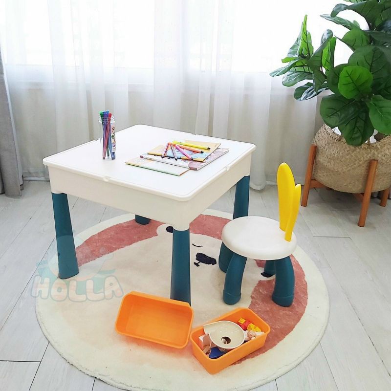 BỘ BÀN GHẾ LEGO ĐA NĂNG 𝐇𝐎𝐋𝐋𝐀 HL-10106/10105