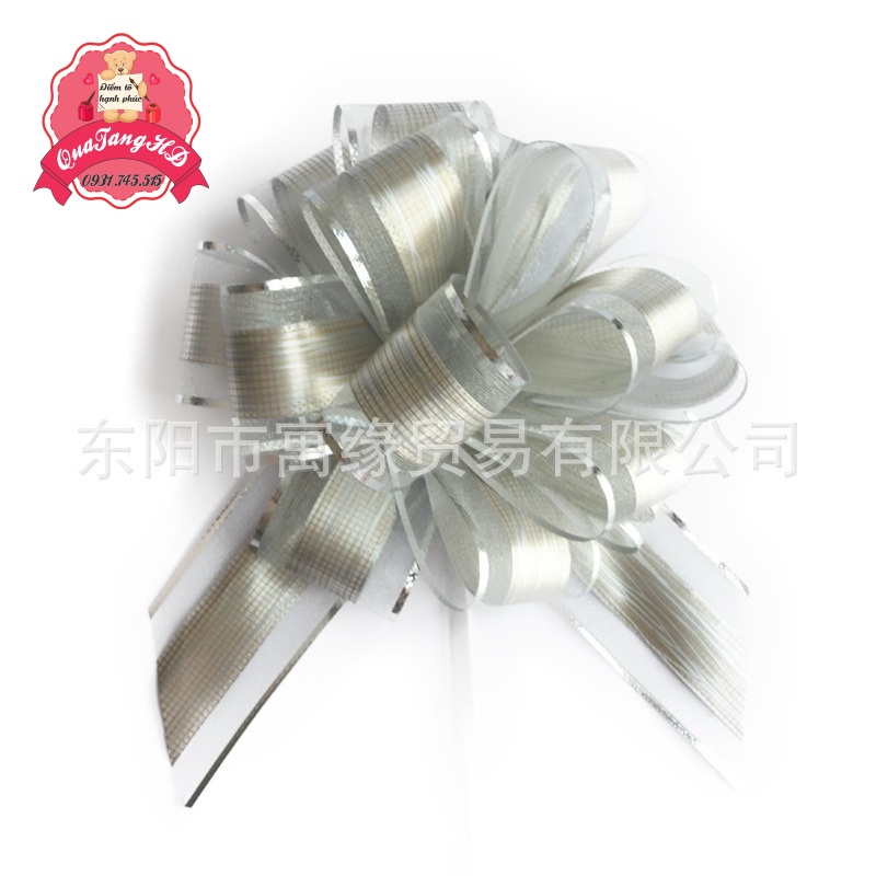 Nơ tú cầu sọc cao cấp siêu đẹp 5x136cm