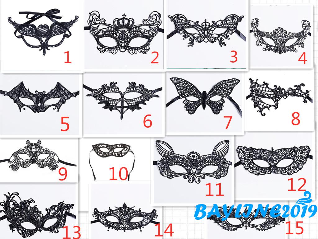 Mặt Nạ Ren Hóa Trang Halloween Quyến Rũ Dành Cho Nữ