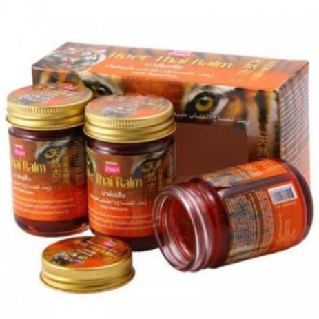 Bộ 12 chai cao xoa bóp Tiger Balm Thái Lan (Mỗi chai 50g)