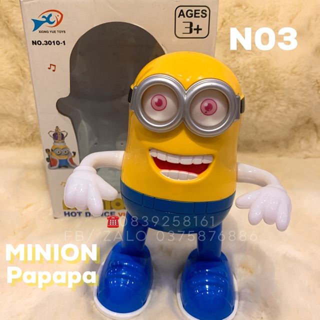 Bộ Minions Nhảy Múa có đèn có Nhạc