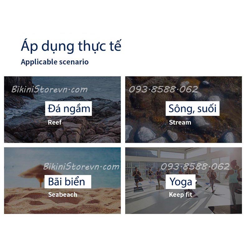 BikiniStoreVn : Giày đi biển / tất đi biển người lớn và trẻ em Olach - Giày tập gym yoga nam nữ - Giày đi núi sông suối