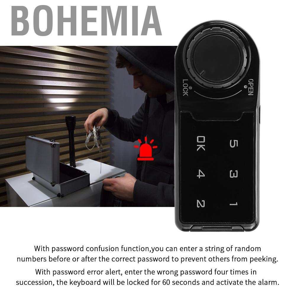 Bộ Khóa Mật Khẩu Bàn Phím Phong Cách Bohemia