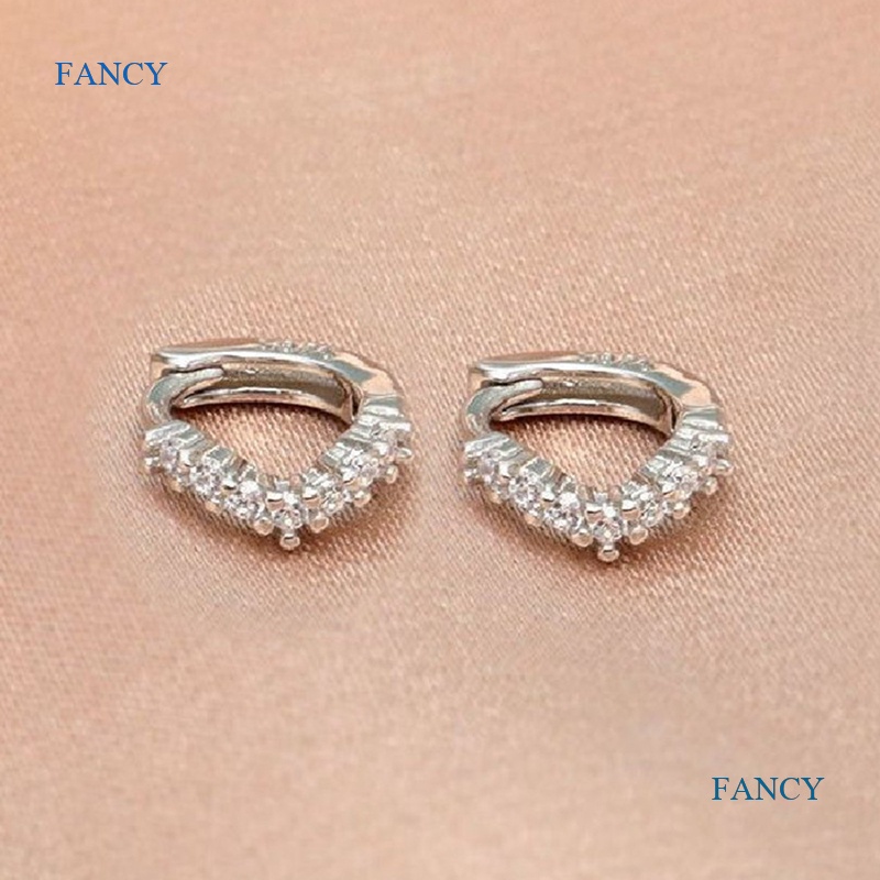 Khuyên Tai Mạ Vàng 14K Đính Đá Sang Trọng