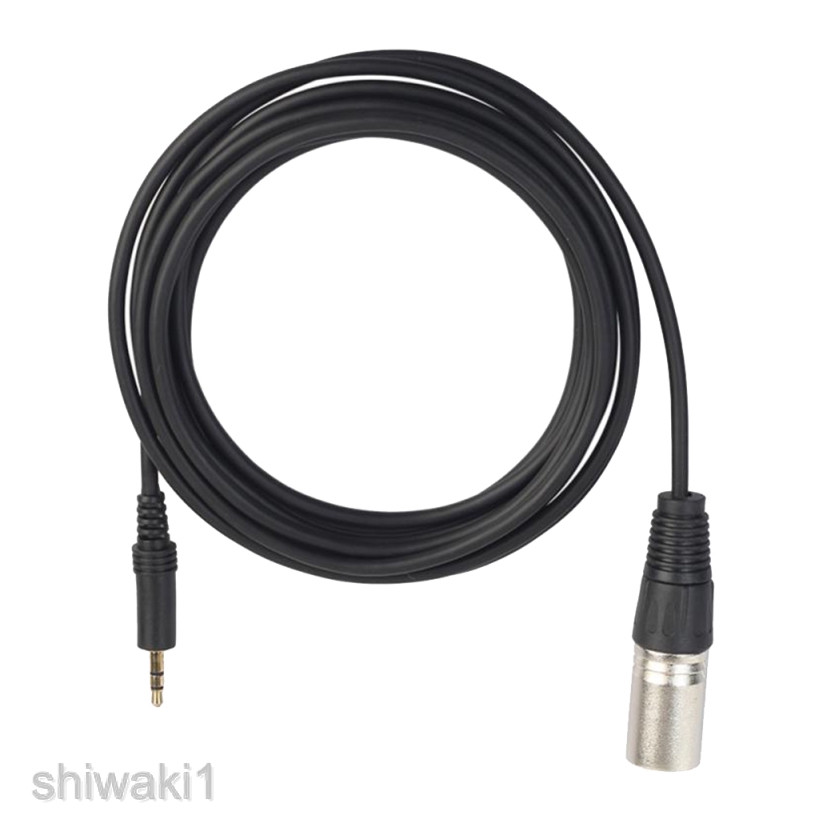 Dây cáp micrô chuyển đổi âm thanh từ đầu 3.5mm sang đầu XLR cho đàn guitar