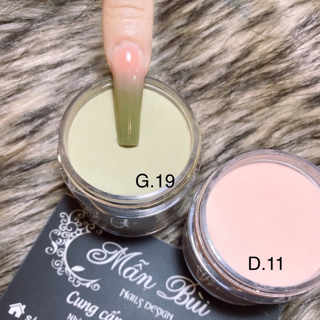 Bột đắp móng mỹ mã G19, bột ombre D11 hũ 30 gam