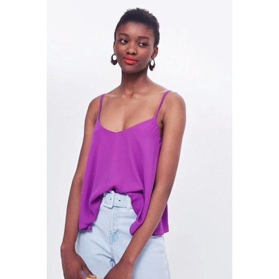 Áo babydoll TOPSHOP hai dây tua rua