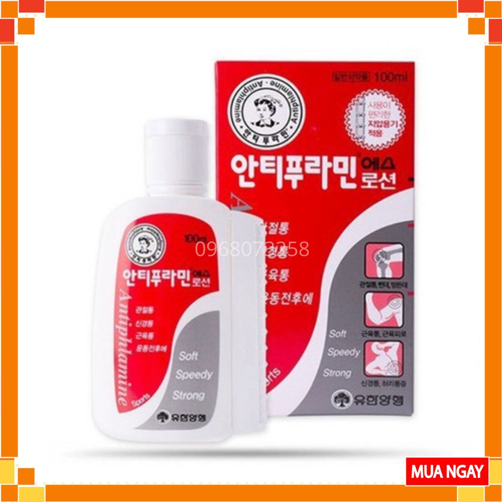 Dầu Nóng Hàn Quốc Antiphlamine 100ml – Dầu Xoa Bóp Chăm Sóc Sức Khỏe Xương Khớp Hiệu Quả