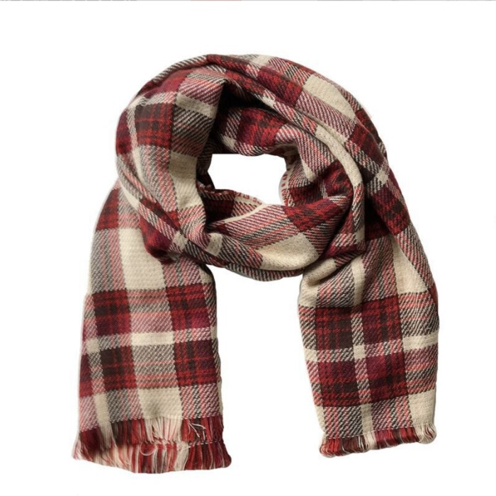 [CAO CẤP] Khăn Choàng,Khăn Quàng Cổ Len Nữ Cao Cấp Họa Tiết Ca Rô Phù Hợp Mùa Đông - 65x180cm - KQCN093