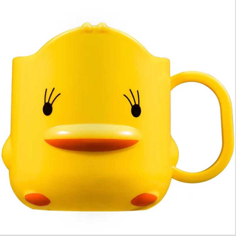 Cốc đánh răng hình con vịt cho bé đáng yêu kích thích trẻ đánh răng