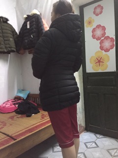 Áo phao quảng châu dáng dài