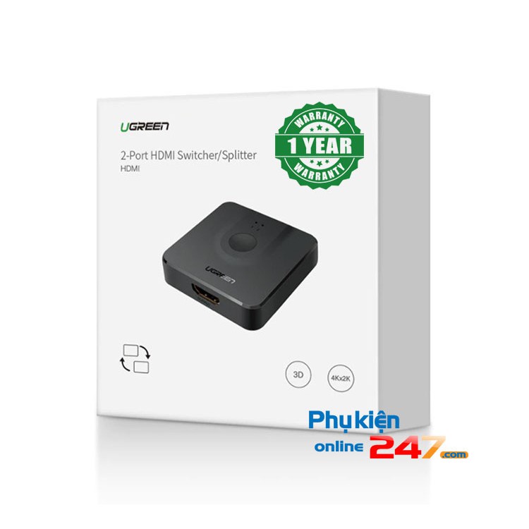 Bộ gộp và chia cổng HDMI 2 vào 1 hỗ trợ 4Kx2K