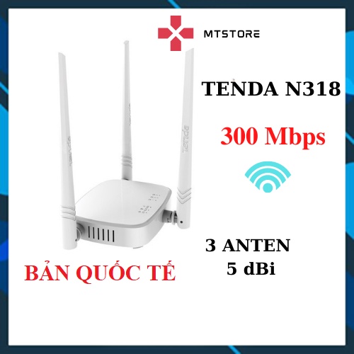 Bộ phát wifi Tenda N310/N315 tốc độ 300 Mbps, router wifi tenda, modem wifi, cục phát wifi - Bản Quốc Tế Like New 95%