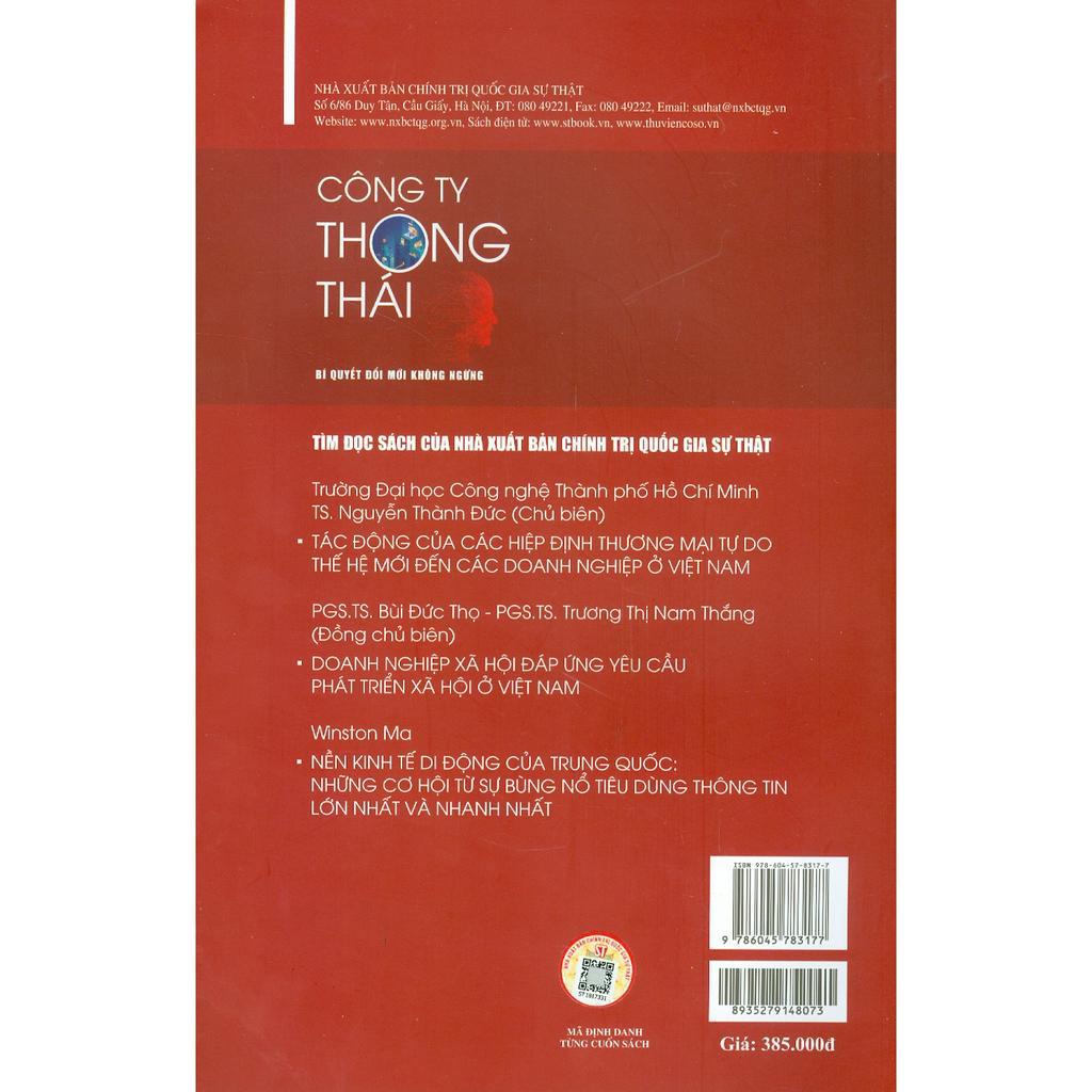 Sách - Công Ty Thông Thái - Bí Quyết Đổi Mới Không Ngừng