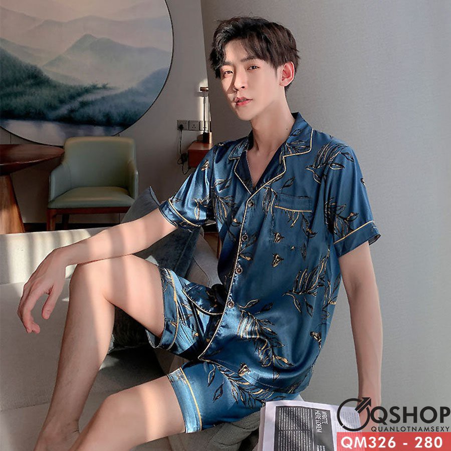 BỘ ĐỒ PIJAMA NGẮN TAY QSHOP QM326