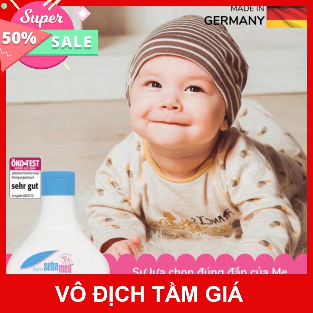[CHÍNH HÃNG] Sebamed Sữa Tắm Dịu Nhẹ Cho Bé Baby Bubble Bath pH5.5 200ml