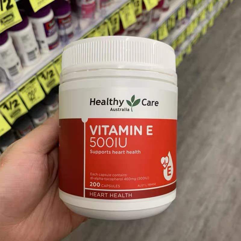 vitamin e 500 iu healthy Care của Úc