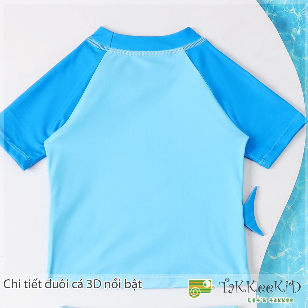 Đồ Bơi Bé Trai, Bộ Bơi Rời Họa Tiết Cá Mập Khủng Long Đáng Yêu Cho Bé, Thời Trang Cao Cấp