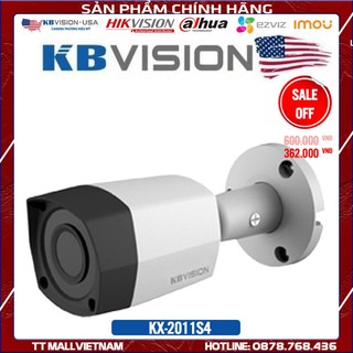 Camera kbvision kx-2011s4 2.0 megapixel panasonic chipset vỏ kim loại