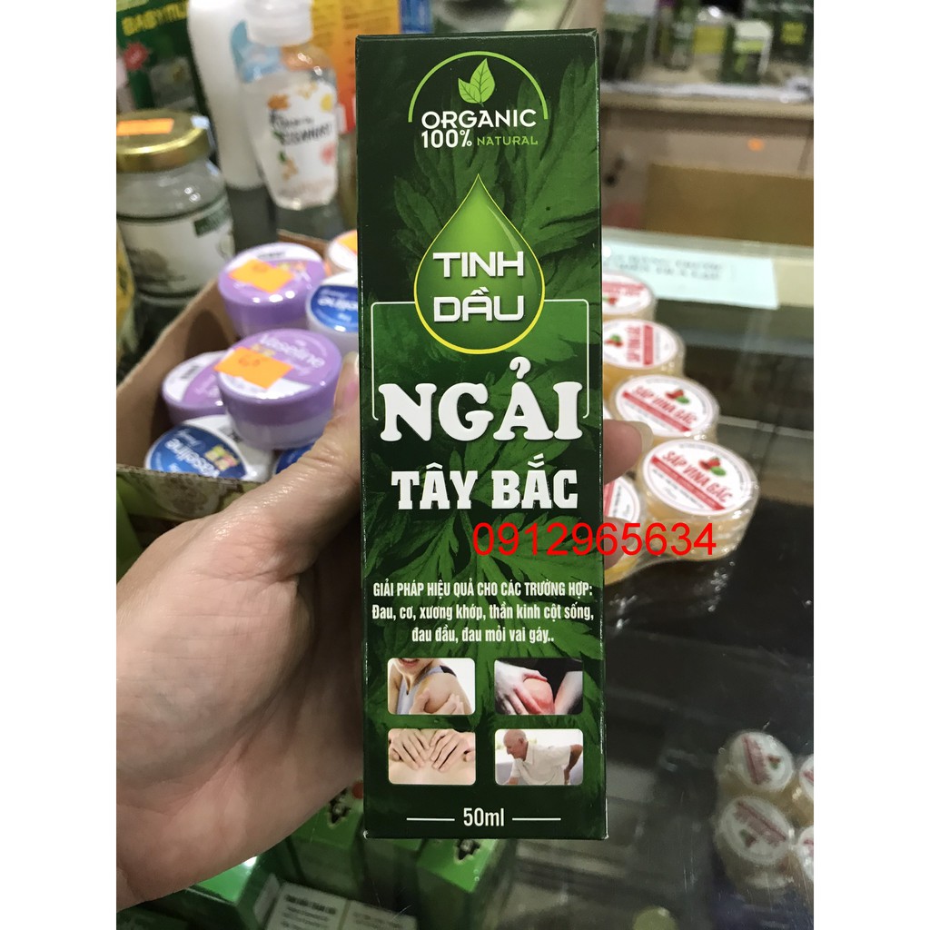 Tinh dầu ngải Tây Bắc 50ml dạng xịt giảm ngay cơn đau cơ khớp thần kinh và massage cơ thể...