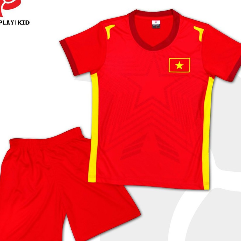 Set quần áo trẻ em, Áo bóng đá trẻ em hàng Việt Nam, thun lạnh cao cấp, siêu dễ thương ( Có in tên số theo yêu cầu )