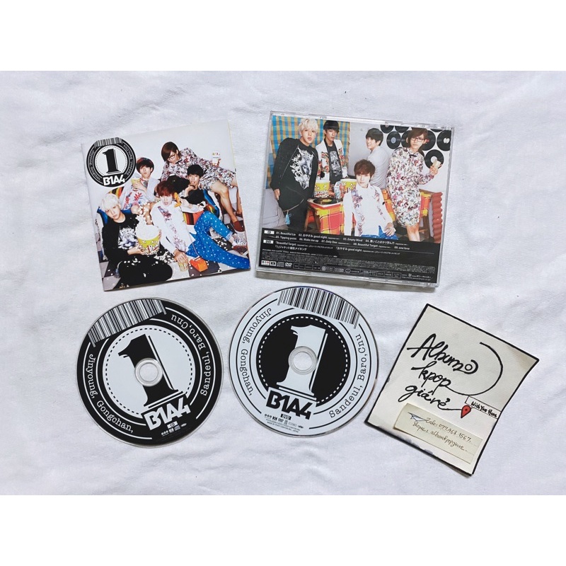 B1a4 album Nhật No.1 đã khui seal, gồm CD DVD và mini booklet như hình