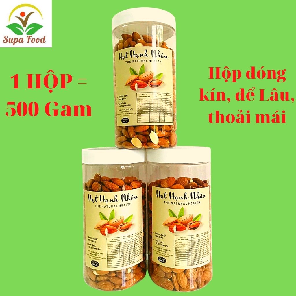 100gam Hạnh Nhân Tách Vỏ Đã Sấy Chín, HẠNH NHÂN HÀNG CHUẨN MỸ,Hạt Dinh Dưỡng  OneFood68