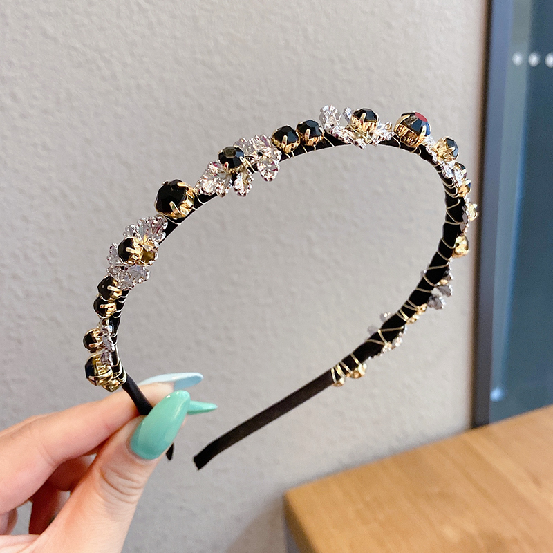 Băng đô đính ngọc trai giả phong cách Hàn Quốc cổ điển