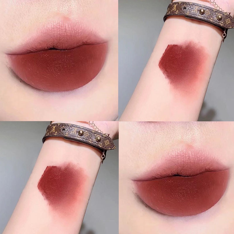 Son môi HOHOKANG màu trắng chất nhung lì mềm mại không dính ly