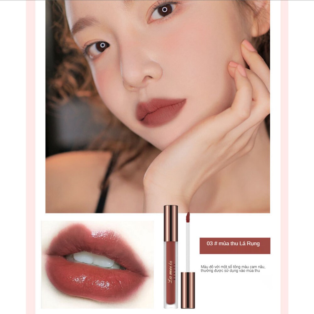 Air lip glaze, matte velvet, matte, không dễ phai, không dễ lem, chống nước tráng gương, son men giá rẻ sinh viên, dễ thi công | BigBuy360 - bigbuy360.vn