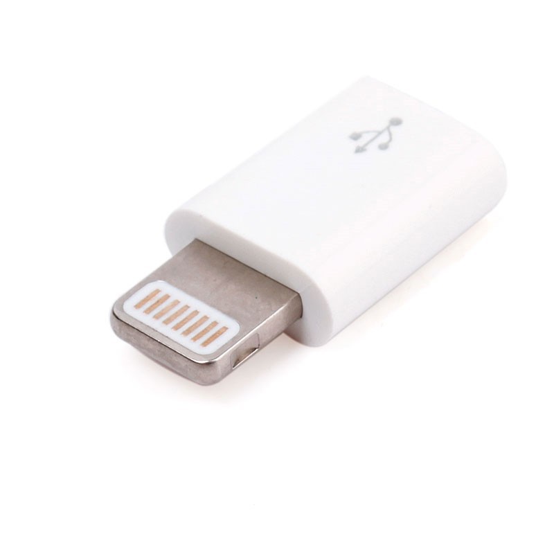 Đầu chuyển đổi lỗ cắm Micro USB sang chui cắm 8 Pin cho Apple iPhone 5 / 5C / 5S