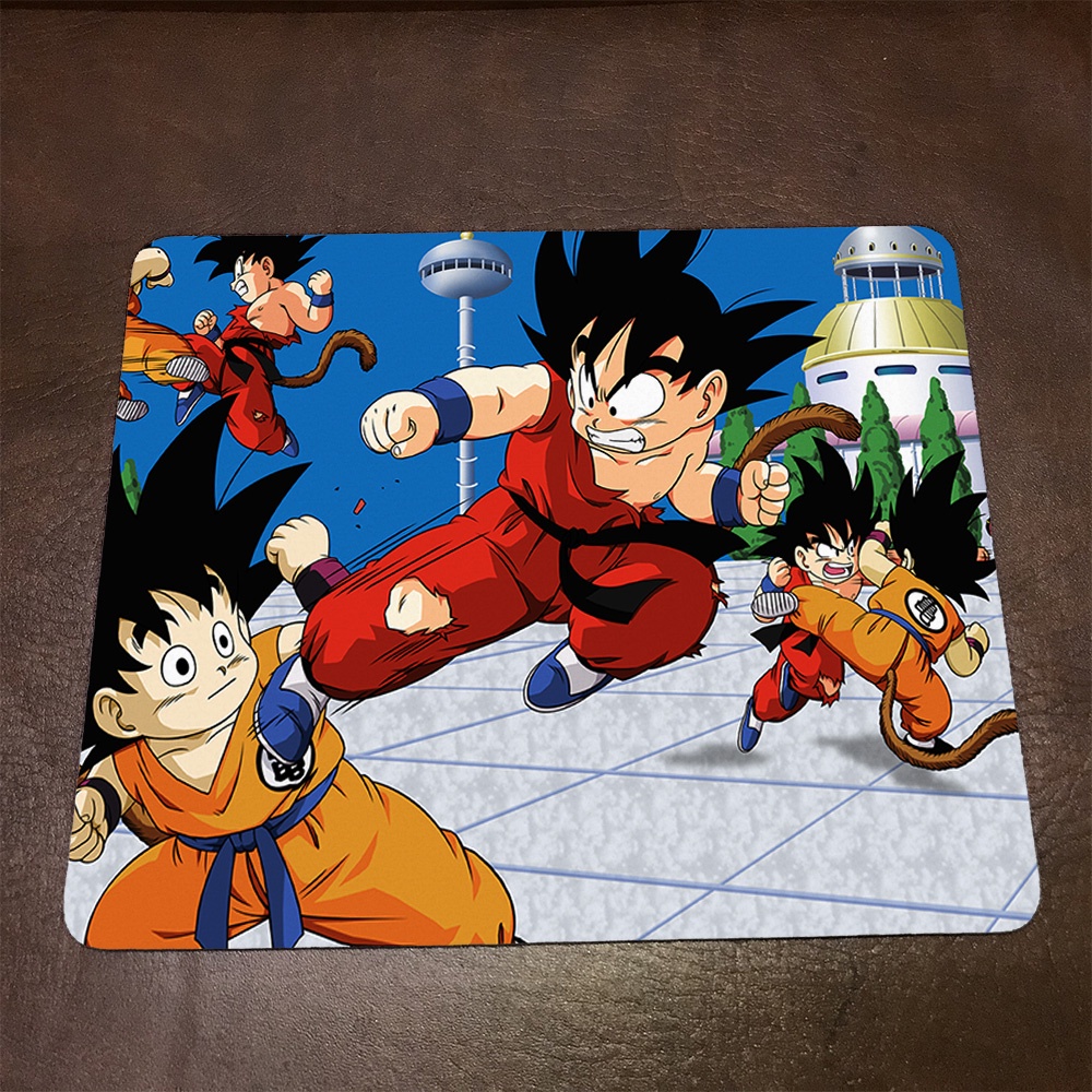 Lót chuột máy tính Anime Dragon Ball Wallpapers 1 Mousepad cao su êm ái. Nhận in theo yêu cầu