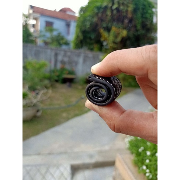 Dây đồng hồ handmade da cá mập