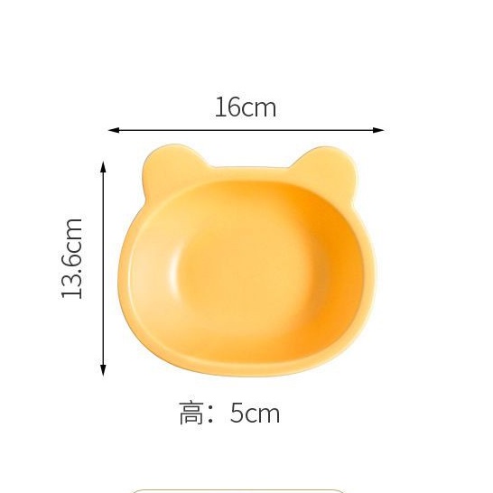 Bát Ăn Dặm Gốm Sứ Hình Gấu Cao Cấp 300ml Cho Bé