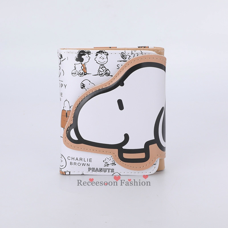 Ví ngắn bỏ túi in hình Snoopy dễ thương cho nữ | BigBuy360 - bigbuy360.vn