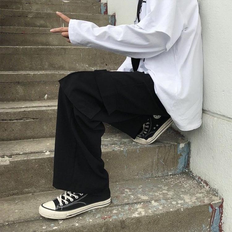 Quần dài phối túi phong cách cá tính thời trang cho nam